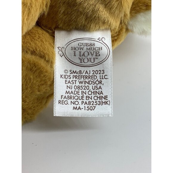 Guess How Much I Love You to the Moon and Back Hare Bunny Plush Embroidered Eyes - Picture 7 of 8
